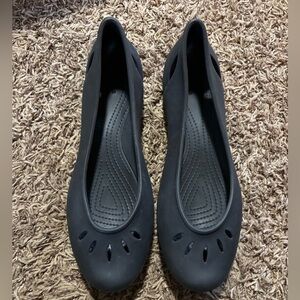 Crocs Kelli Women’s Flats Slip Ons Black Size 10